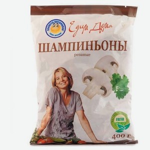 Планета Витаминов Замороженные шампиньоны резаные, 400 г