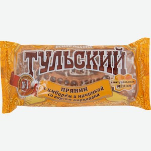 Пряник Ясная Поляна Тульский с имбирем и начинкой марципан, 140г