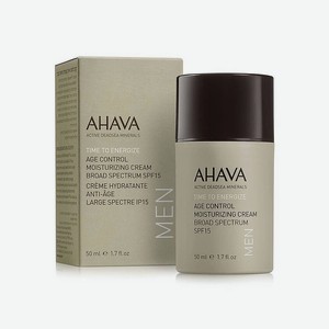 AHAVA Увлажняющий крем для мужчин Time to Energize SPF 15, 50 мл