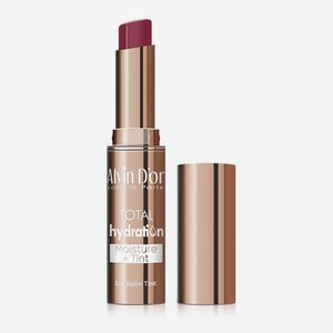 ALVIN D’OR Бальзам-тинт для губ  Total hydration moisture+tint , тон 04 pink lily (розово-лиловый)