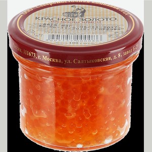 Икра лососевая зернистая Красное золото 100 г