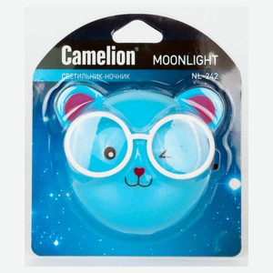 Ночник Camelion NL-242 Мишка в очках