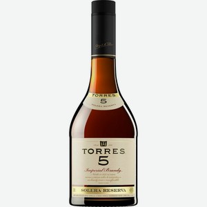 Бренди Torres 5 Solera Reserva 38% 700мл