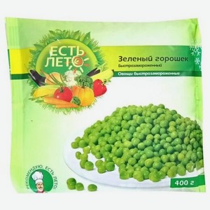 Есть Лето Замороженный зеленый горошек, 400 г