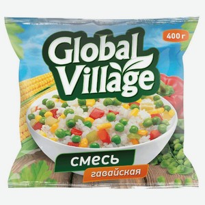 Смесь Global Village Овощная Гавайская 400г, 400 г