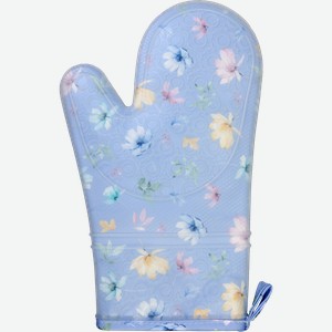Варежка-прихватка HOMECLUB Сияние весны, силикон, тканевая подкладка, Арт. HS-SD088-2