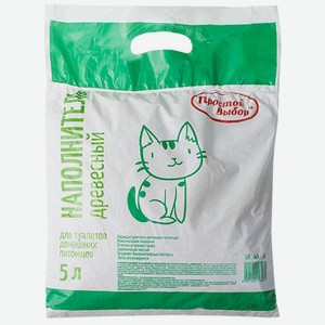 Наполнитель Д/туалета Простой Выбор Древесный 1.8кг