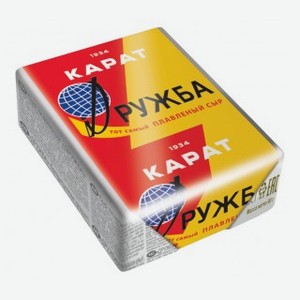 Сыр Карат Дружба плавленый 45%, 90 г