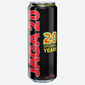 Слабоалкогольный напиток Jaga 7,2%, 450 мл