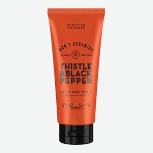 SCOTTISH FINE SOAPS Шампунь-гель для душа Men s Grooming Thistle & Black Pepper, 75 мл