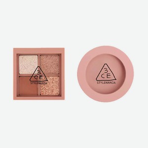 3CE Набор: Палетка теней Mini Multi Eye Color Palette + Румяна Face Blush, SECOND PAIR + MONO PINK