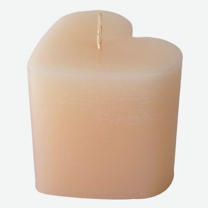 НЕЖНОЕ СЕРДЦЕ Свеча фигурная айвори, Н-80 D-85х75 мм