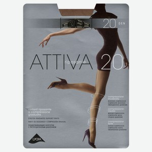 Колготки OMSА Attiva 20 den черные, размер 2