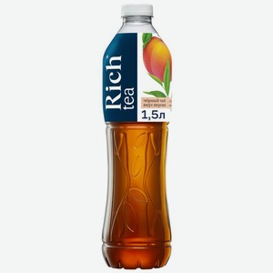 Чай черный Rich Персик холодный 1.5л, 1.5 л