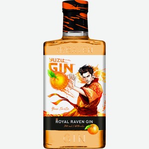 Джин ROYAL RAVEN Yuzu 40%, 0.7л