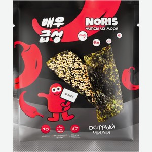 Чипсы нори NORIS со вкусом острый чили, 10г