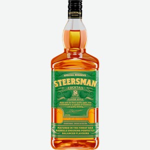 Коктейль STEERSMAN Apple 35%, висковый напиток, 1.5л