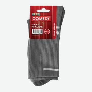 Мужские носки серые Comedy Club дизайн 8 р.25-27