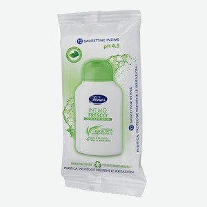 VENUS Салфетки для интимной гигиены  Освежающие  Intimo Fresco, 12 шт.