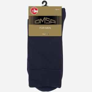 Носки Омса Классик мужские демисезонные 203 синие р.29