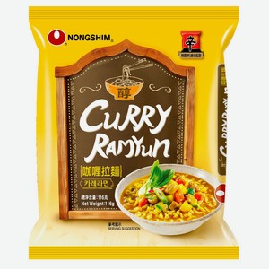 Лапша быстрого приготовления Nongshim Карри Рамен Китай, 116 г