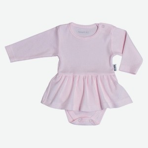 Боди-платье для новорожденных «Амелли» розовое, размер 80 см