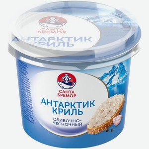 Крем-паста Санта Бремор Антарктик криль сливочно-чесночный из морепродуктов 150г, 150 г