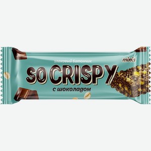 Батончик Невский Кондитер So Crispy Minis с шоколадом, 100 г