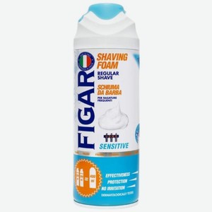 Пена для бритья Figaro Sensitive для чувствительной кожи 400мл, 400 мл