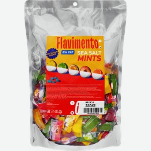Конфеты FLAVIMENTO Mints sea salt с морской солью, без сахара, 500г