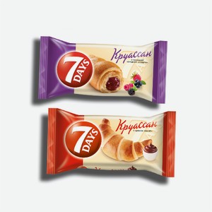 Круассан 7 DAYS какао/ягодное ассорти 65гр