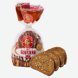 Хлеб Самарский БКК Боярский в нарезке, 300 г