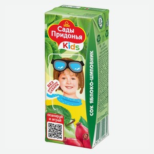 Сок Сады Придонья яблоко-шиповник, 0,2л