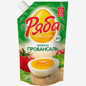 Майонез Ряба Провансаль 67% 233мл