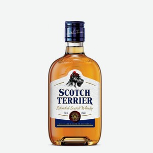 Виски  SCOTCH TERRIER(СКОТЧ ТЕРЬЕР)  шотландский купажированный 0,25л 40%