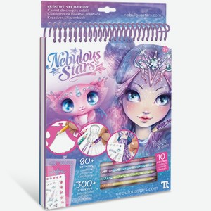 Набор для разукрашивания для девочки  Неоновый скетчбук . Се