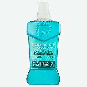 Ополаскиватель для полости рта President Antibacterial Усиление очищение, 400 мл