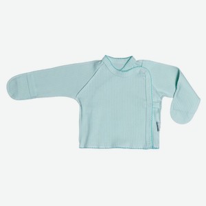 Распашонка для новорожденных «Амелли» бирюзовая, размер 56