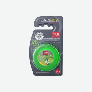Зубная нить Splat DentalFloss с ароматом бергамота и лайма 30 м