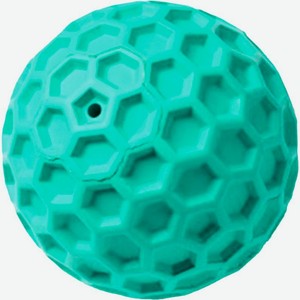 Игрушка Homepet Silver Series Мяч для чистки зубов для собак бирюзовый 8см 1шт., 1 шт