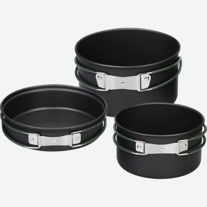 Набор походных котелков ACTIWELL 0,75л, 0,85л и 1,7л, Арт. GV8816-56