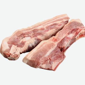 Грудинка свиная ЛЕНТА FRESH на кости, в шкуре