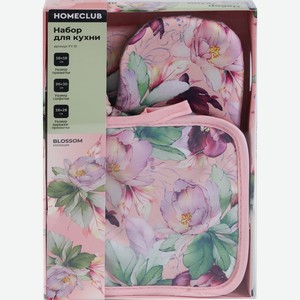 Набор для кухни HOMECLUB Прихватка, варежка-прихватка и салфетка, Арт. FY-S1