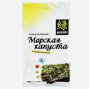 Морская капуста Midori в кунжутном масле, 5 г, флоупак