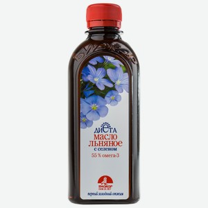 Масло льняное Биокор с селеном, 250 мл