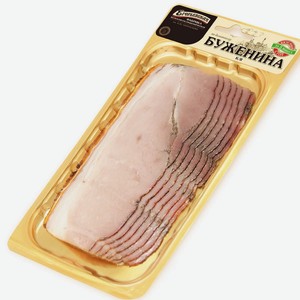 Буженина Егорьевская по-домашнему копчено-вареная в нарезке, 115 г