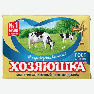 Маргарин сливочный «Хозяюшка» «Нижегородский» 60%, 200 г