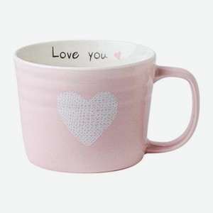 Кружка Сердце 450мл в ассортименте