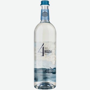 Вода 4 Воды артезианская газированная 750мл, 750 мл