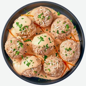 Тефтели мясные в сливочно-томатном соусе Перекрёсток Select 370г, 370 г
